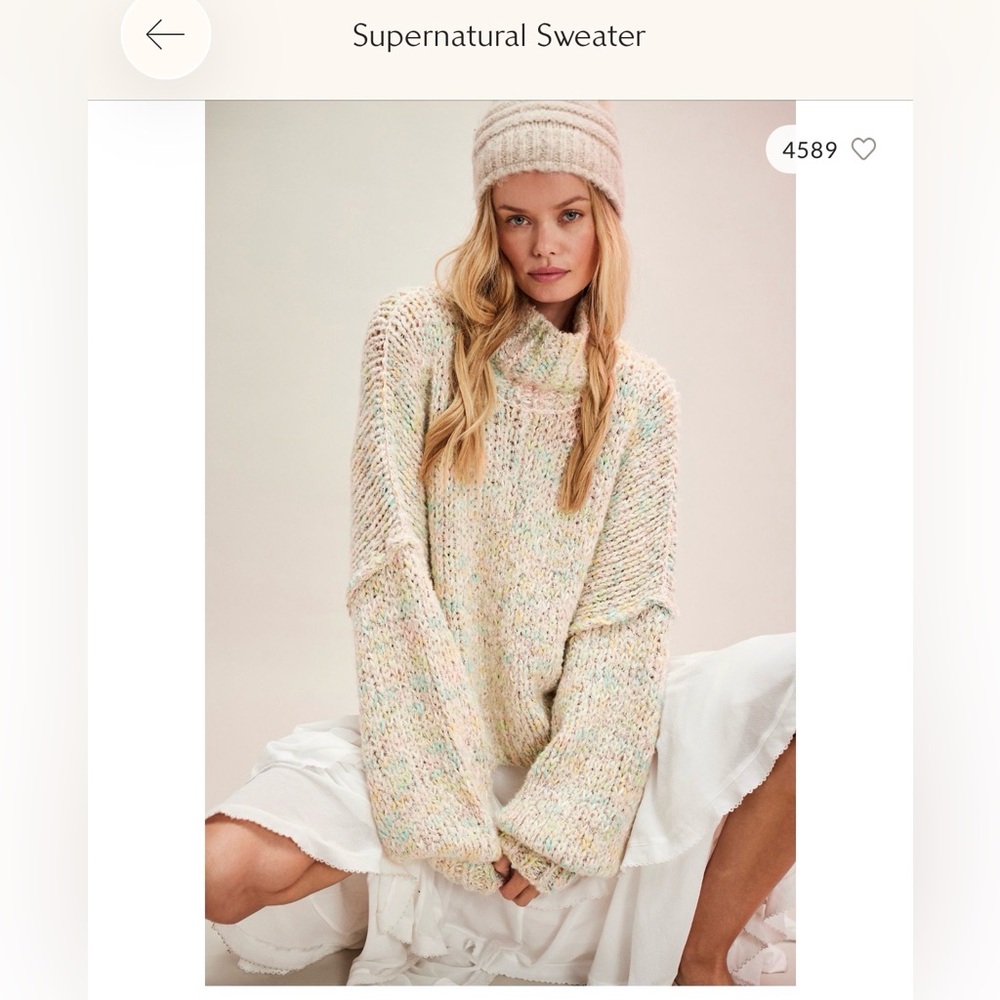Free People super natural sweatee